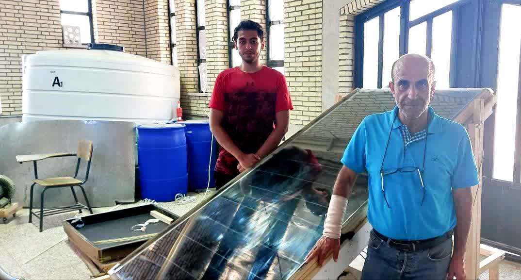 ساخت کلکتور هوای خورشیدی تحقیقاتی در دانشگاه آزاد شاهرود ساخت کلکتور هوای خورشیدی تحقیقاتی در دانشگاه آزاد شاهرود