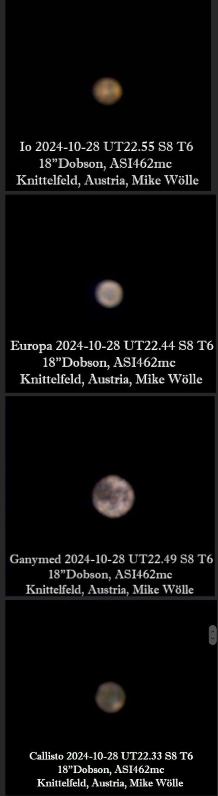 تصاویر نجومی بیست&zwnj;ودوم آبان (۱۲ نوامبر)