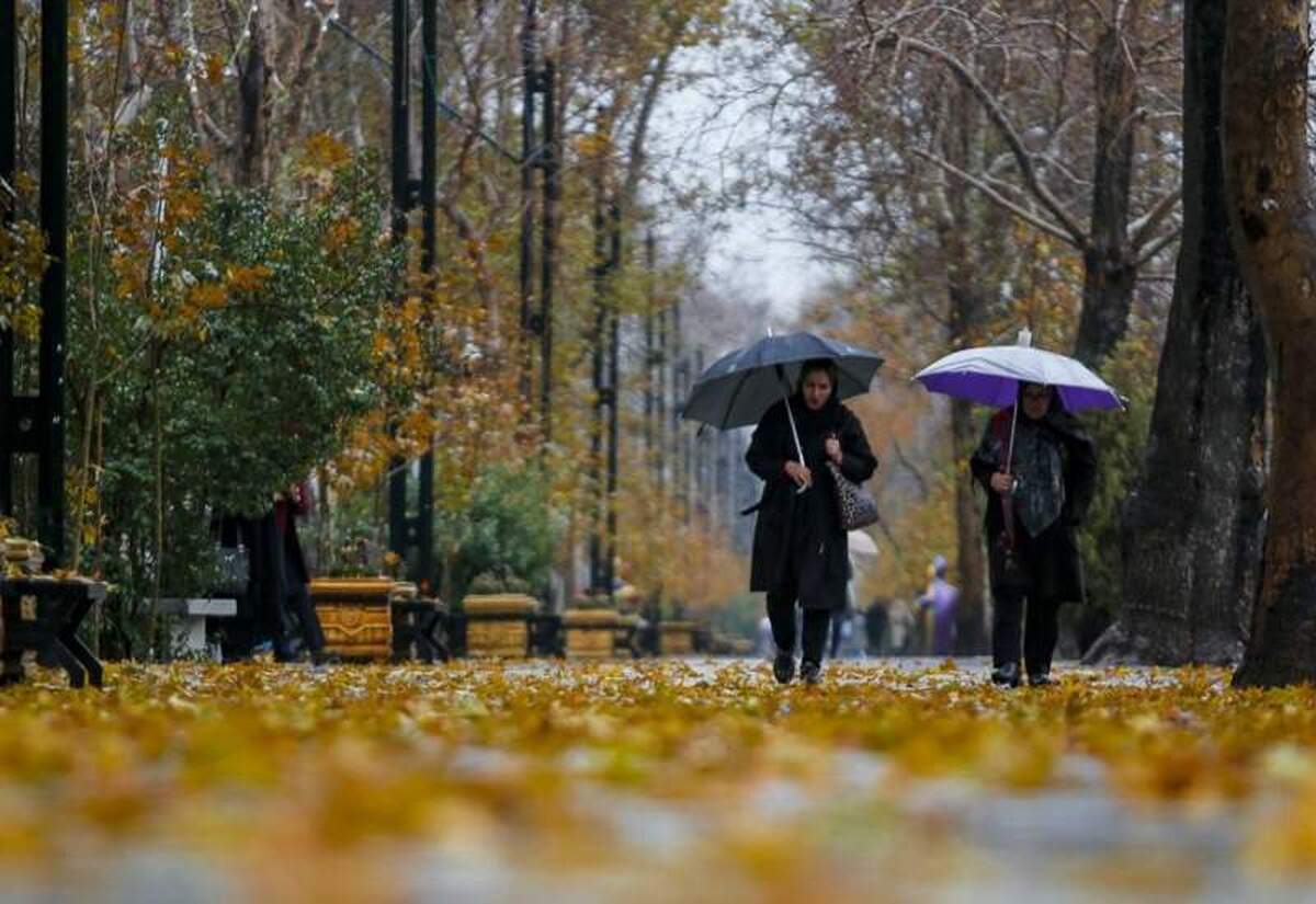 تداوم بارندگی تهران تا پایان امروز هواشناسی هشدار زرد صادر کرد