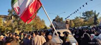 حضور دانشگاهیان ارسنجان در مراسم بدرقه شهید گمنام