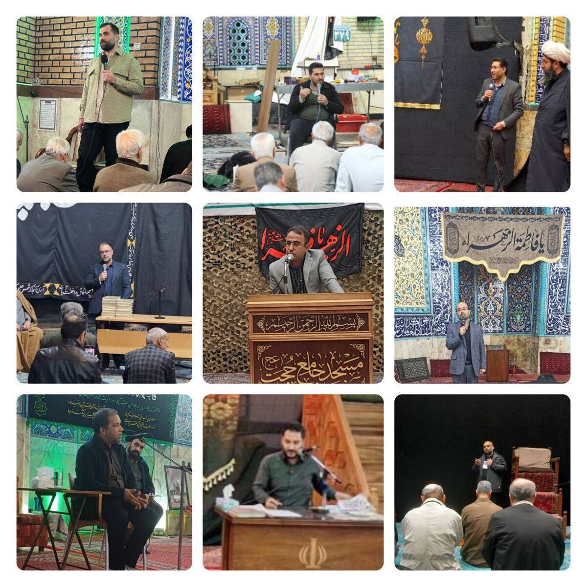 پاسخگویی همزمان شهردار، معاونان و مدیران منطقه ۱۰ در ۳۷ مسجد