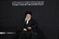 اولین شب مراسم عزاداری حضرت فاطمه(س) با حضور رهبر انقلاب