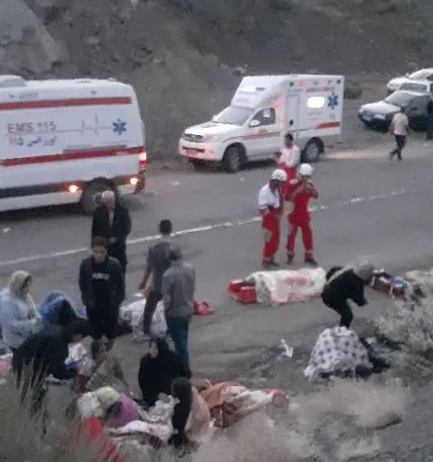 جزئیاتی جدید از حادثه واژگونی اتوبوس کرمان - مشهد؛ مسافرانی با بیش از ظرفیت مجاز و اتوبوسی فاقد ستون ایمنی! جزئیاتی جدید از حادثه واژگونی اتوبوس کرمان - مشهد؛ مسافرانی با بیش از ظرفیت مجاز و اتوبوسی فاقد ستون ایمنی!