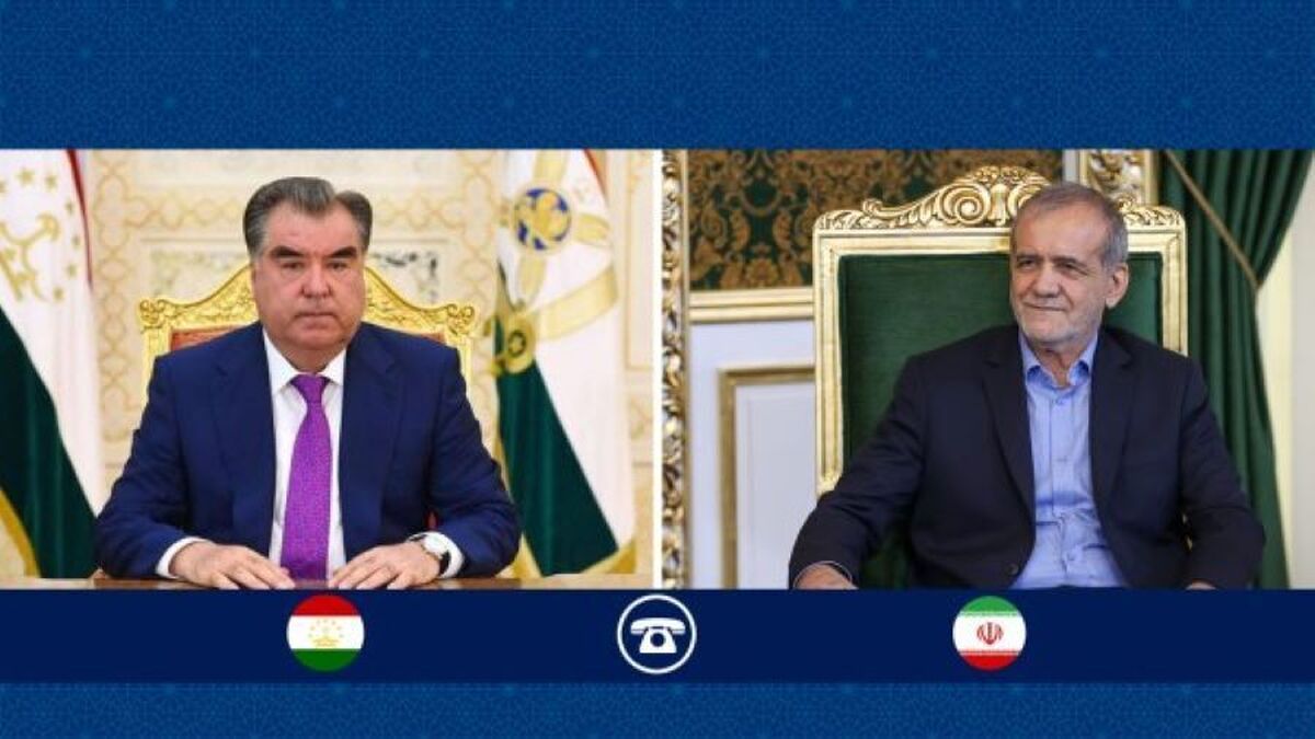 تاکید رؤسای جمهور ایران و تاجیکستان بر تقویت همکاریهای دوجانبه