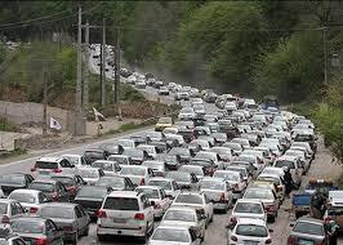 ترافیک سنگین در برخی از محورهای شمالی