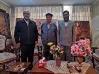 دیدار عیدانه مدیرعامل صندوق اعتباری هنر با «رجبعلی راعی»