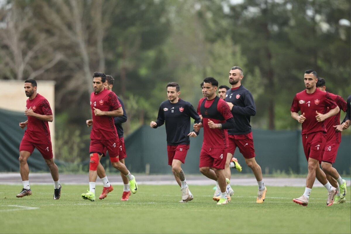 پرسپولیس تمرین را زیر باران برگزار کرد و به اردو رفت