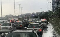 ترافیک سنگین در آزادراه کرج – تهران پس از تعطیلات نوروزی