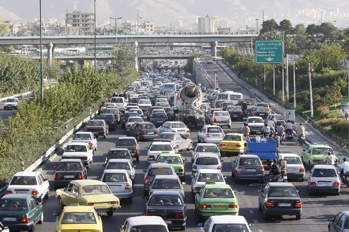 ترافیک صبحگاهی در معابر تهران