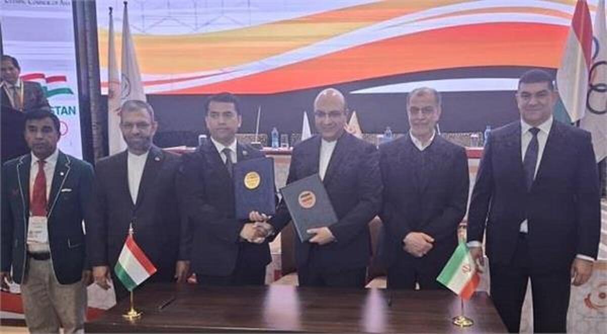 امضا تفاهنامه همکاری بین کمیتههای المپیک ایران و تاجیکستان