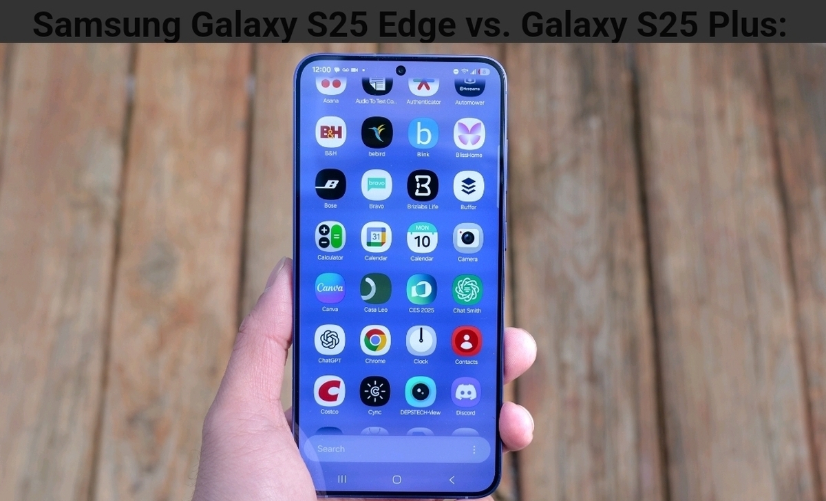 رقابت طراحی نازک و عملکرد قدرتمند سامسونگ گلکسی S25 Edge در برابر S25 Plus