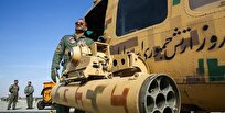تجهیزات پهپادی و موشکی در روز ارتش نمایش داده می‌شود