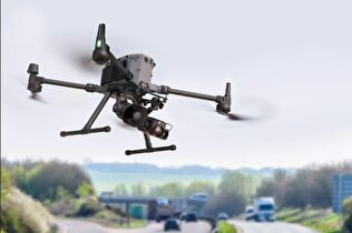 بلندگوی پهپاد DJI هشدارهای پلیس و امداد را با صدای جت از آسمان پخش می‌کند