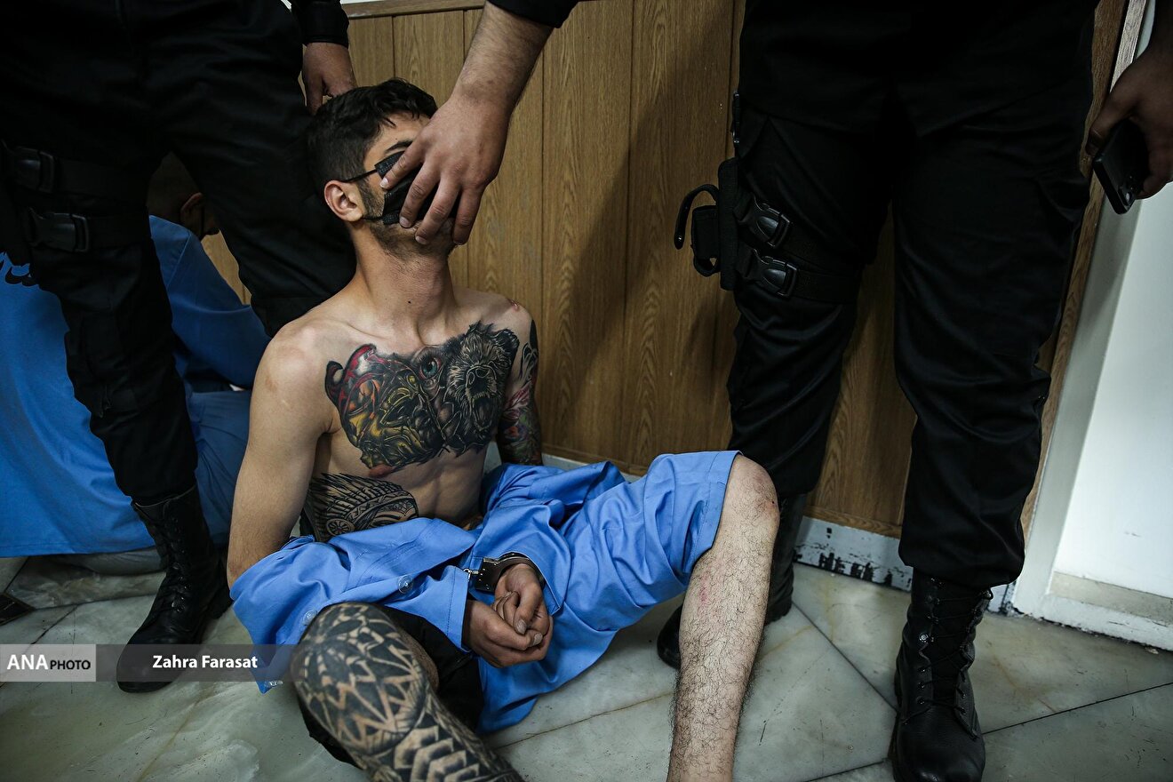 دستگیری اراذل و اوباش خیابان بهشتی