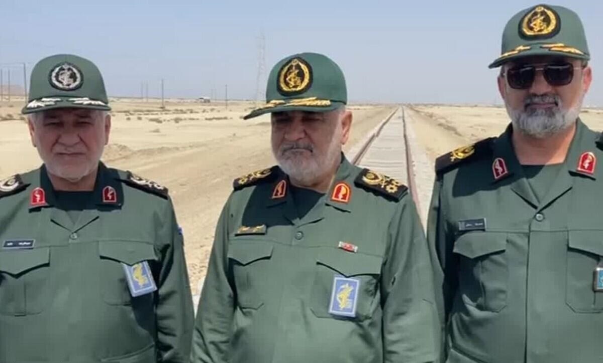 سردار سلامی: راه‌آهن چابهار - زاهدان تا پایان سال به بهره‌برداری می‌رسد