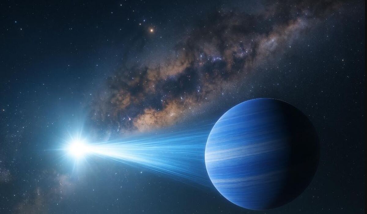 کشف سیاره‌ای در مدار یک ستاره ابرسریع فراری از کهکشان