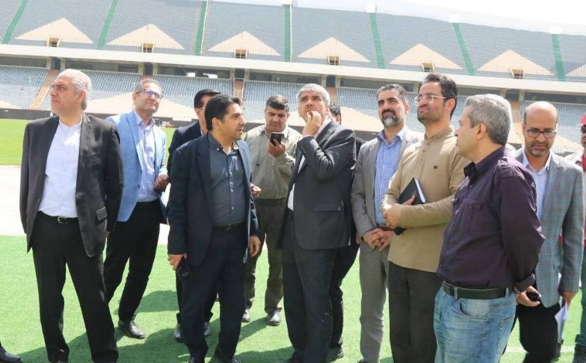 بازدید حسابرس کل هیات حسابرسی وزارت ورزش و جوانان از ورزشگاه آزادی