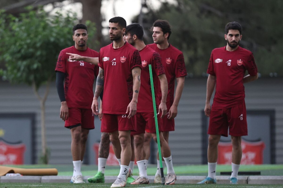 برگزاری تمرین پرسپولیس در هوای بهاری غیبت ۳ بازیکن در تمرینات گروهی