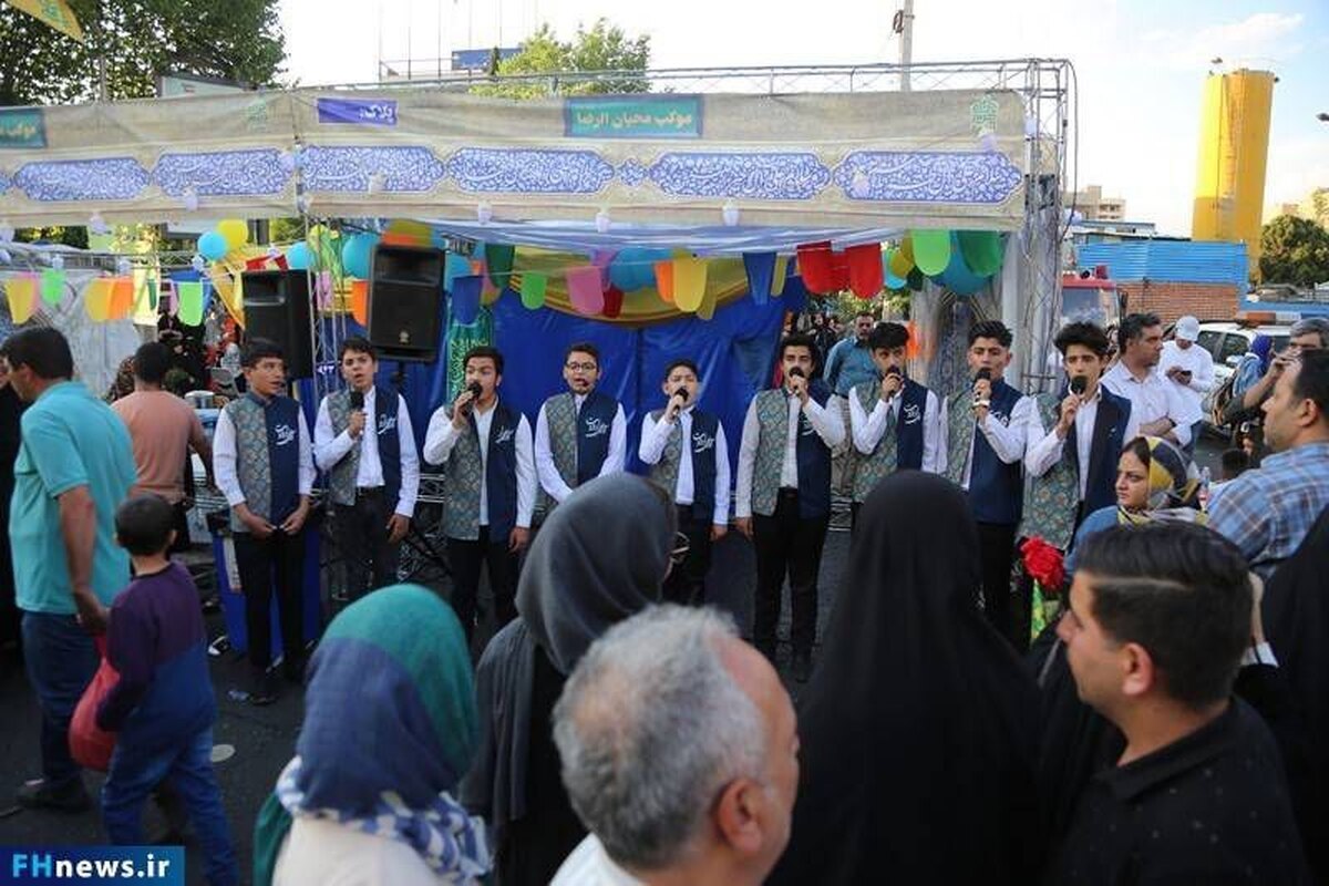 میزبانی نوجوانان در جشن بزرگ امام رضاییهای تهران
