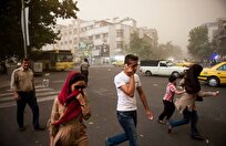 وزش باد شدید عصر امروز در تهران