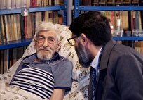 عیادت مشاور وزیر فرهنگ از استاد پرویز خرسند