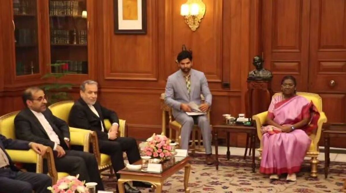 دیدار عراقچی با رئیس جمهور هند