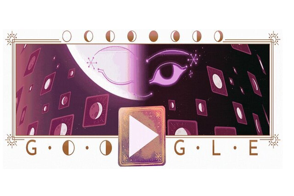 Google Doodle رونمایی طلوع نیمه ماه را با تغییر لوگو جشن گرفت