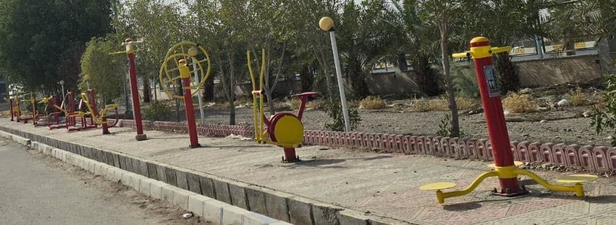 جاده سلامت با ۱۲ دستگاه ورزشی در ایرانشهر به بهرهبرداری رسید