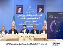 ثبت سرعت ۱۶۴۰ مگابیتی ۵G همراه اول در اردبیل در حضور وزیر ارتباطات