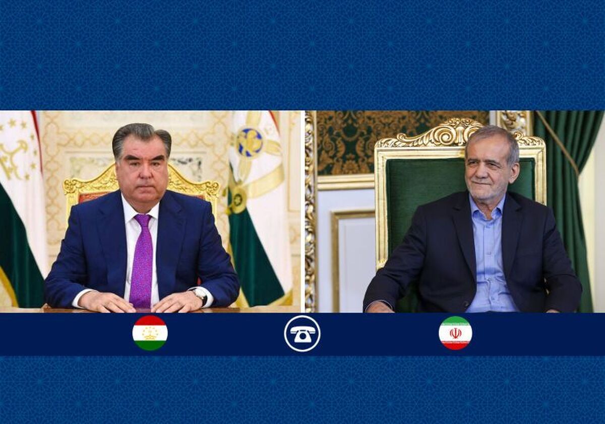 تاکید رؤسای جمهور ایران و تاجیکستان بر تحکیم مناسبات راهبردی و اجرای توافقات