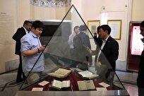 بازدید مسؤولان فرهنگستان علوم قزاقستان از کتابخانه و موزه ملی ملک