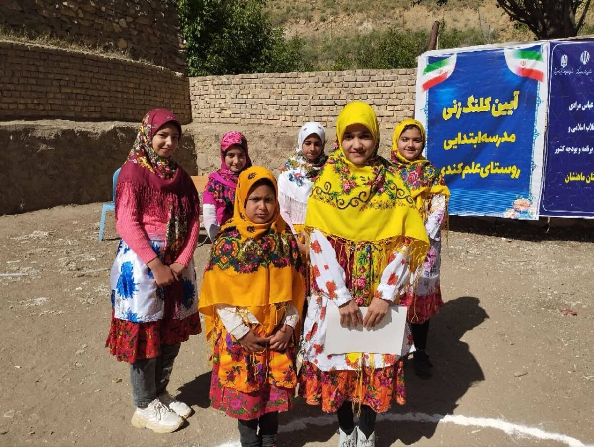 کلنگزنی مدرسه ۶ کلاسه در روستای علمکندی