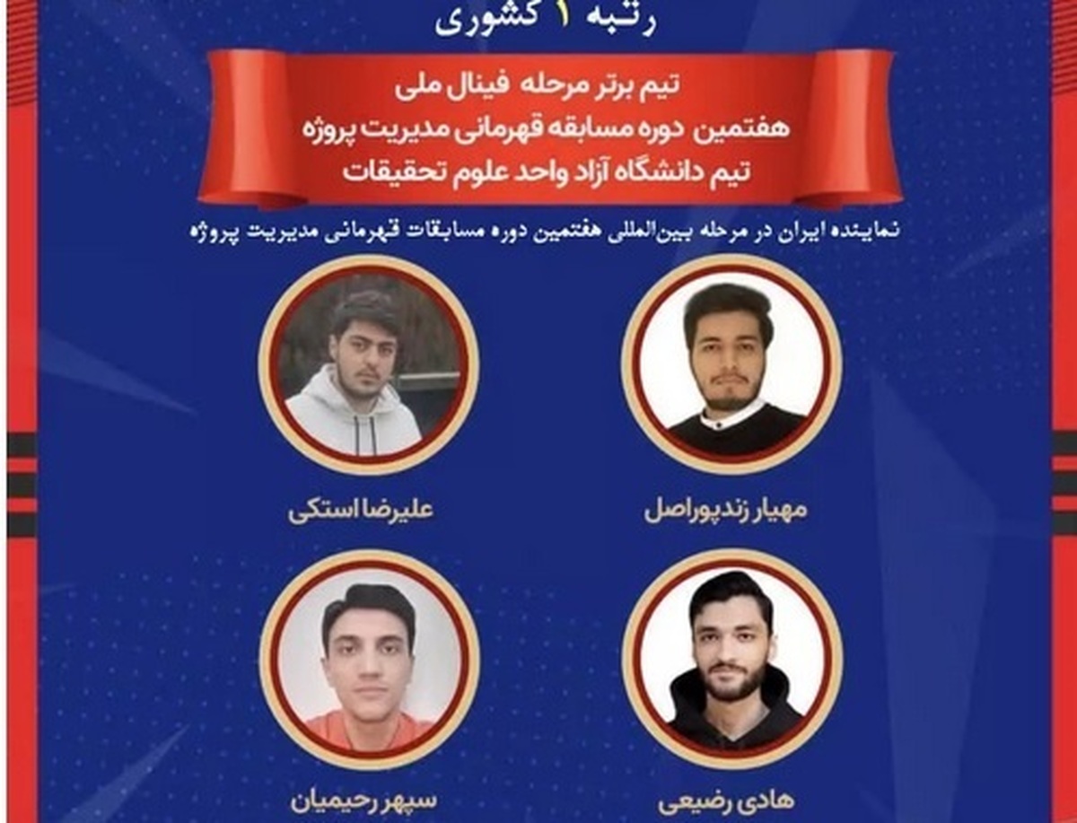 از تهران تا لهستان؛ روایتی از قهرمانی تیم «مدیریت پروژه» دانشگاه آزاد با چاشنی دانش و همدلی