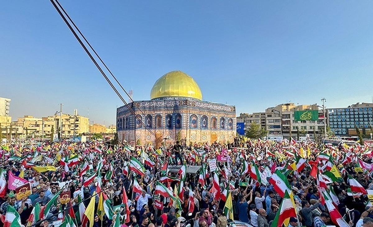 خلق حماسه در راهپیمایی غدیر/ نتانیاهو در پناهگاه، مردم ولایتمدار ایران در خیابانها