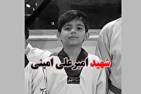پدر تکواندوکار نوجوان به فرزند شهیدش پیوست
