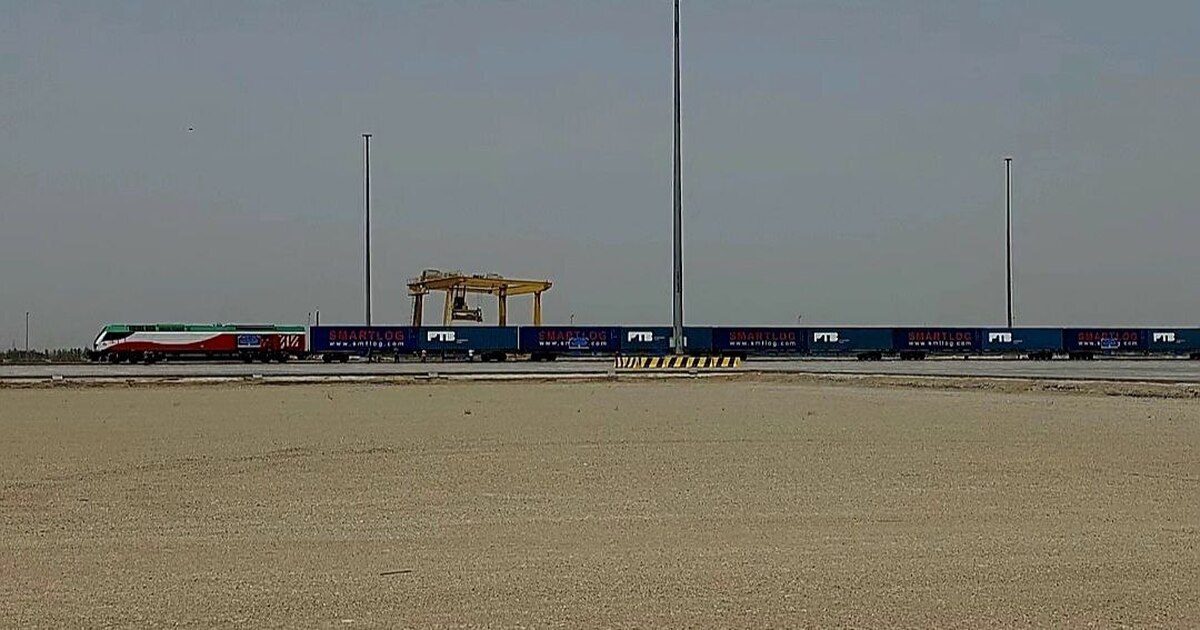 قطار چین وارد بندر خشک تهران شد