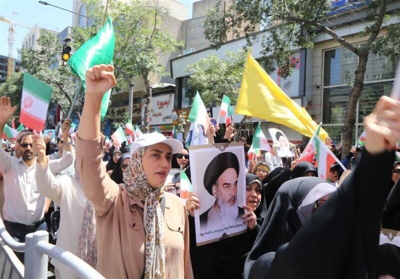 راهپیمایی جمعه نصر در سراسر کشور؛ از حضور بازیگر سریال پایتخت تا تجلی همدلی و ایستادگی