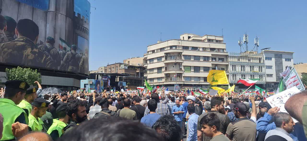 راهپیمایی جمعه نصر در سراسر کشور؛ از حضور بازیگر سریال پایتخت تا تجلی همدلی و ایستادگی