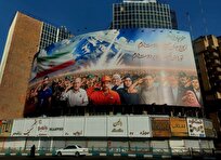 رونمایی از دیوارنگاره «منم سرباز ایران» در میدان ولیعصر(ع)