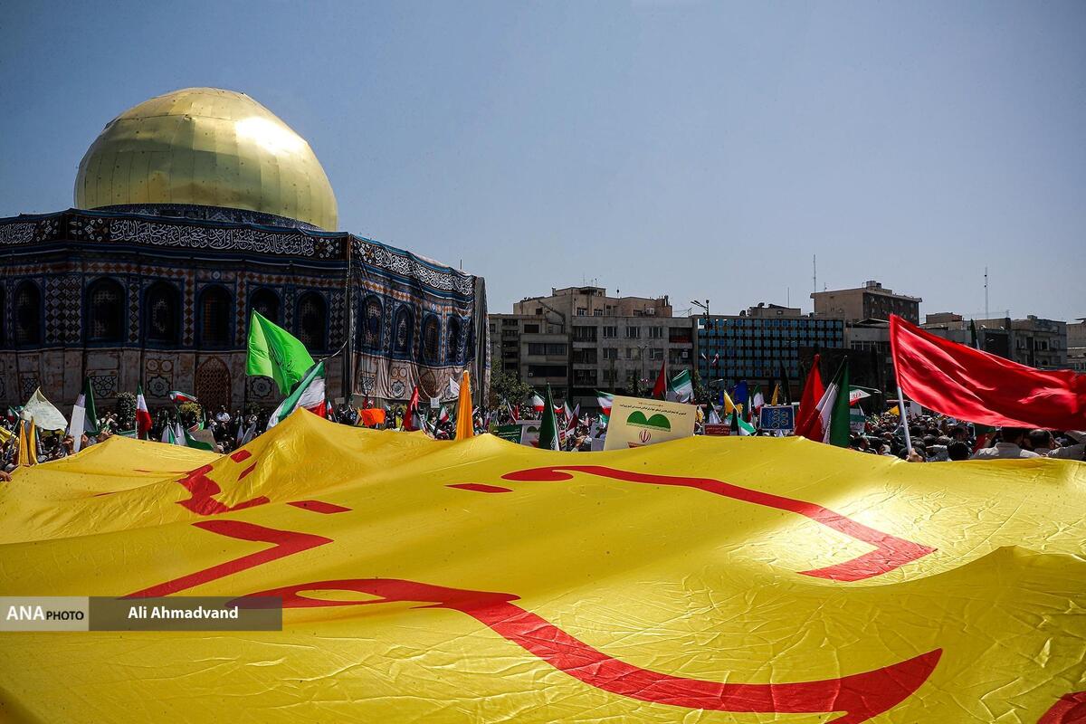 همصدایی دانشجویان تونس با ایران؛ حمایت جنبش تونس به پیش از مقاومت و محکومیت تجاوز صهیونیستی
