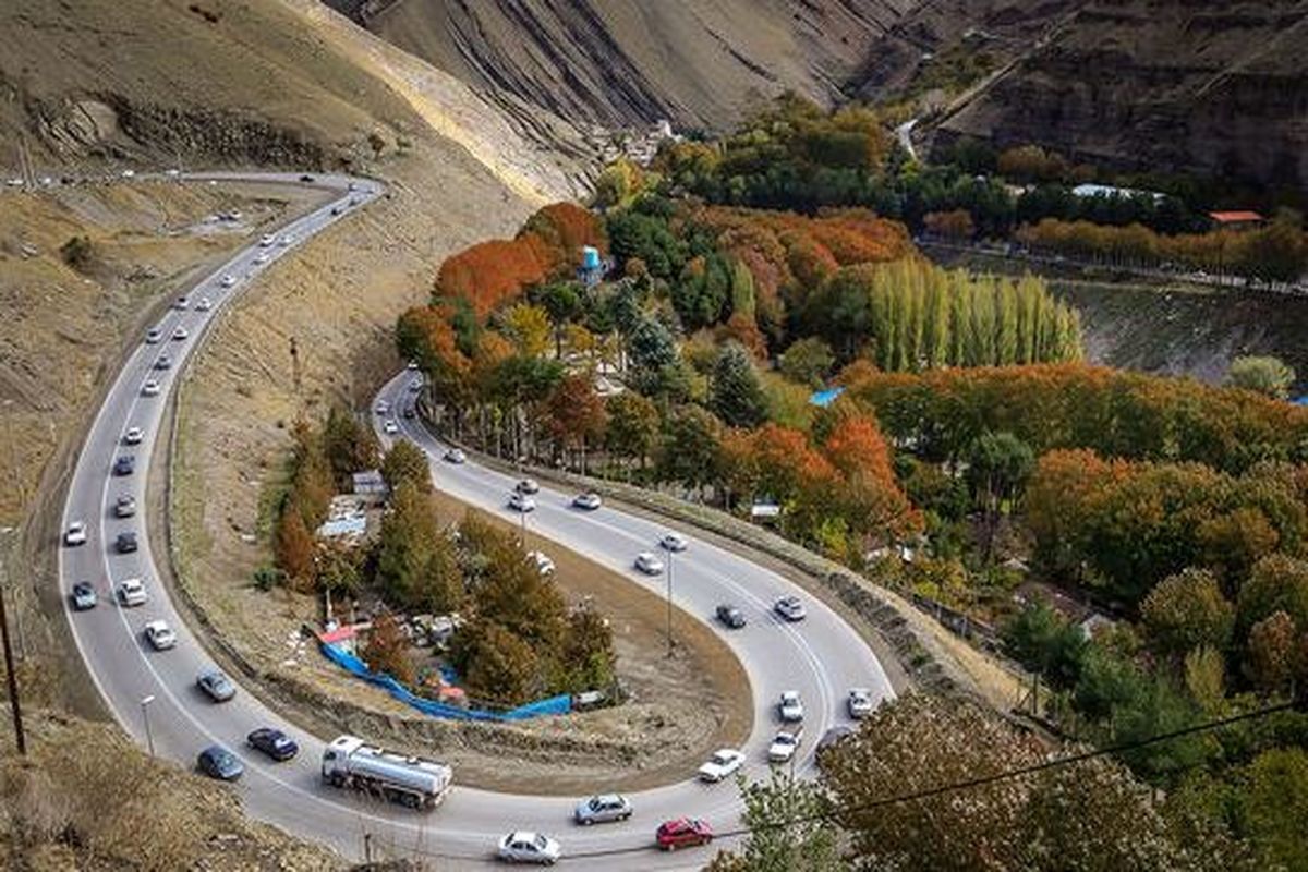 تردد روان در محورهای شمالی کشور مه گرفتگی در برخی از محورها