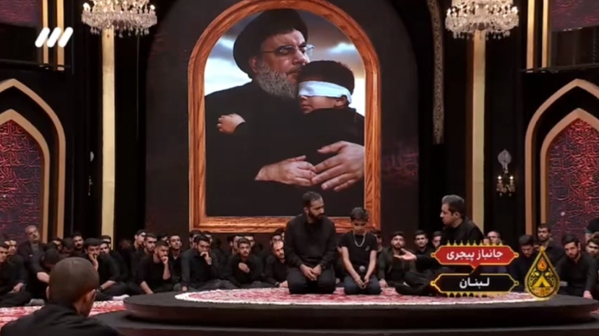 کودک جانباز لبنانی مهمان حسینیه معلی شد+ فیلم