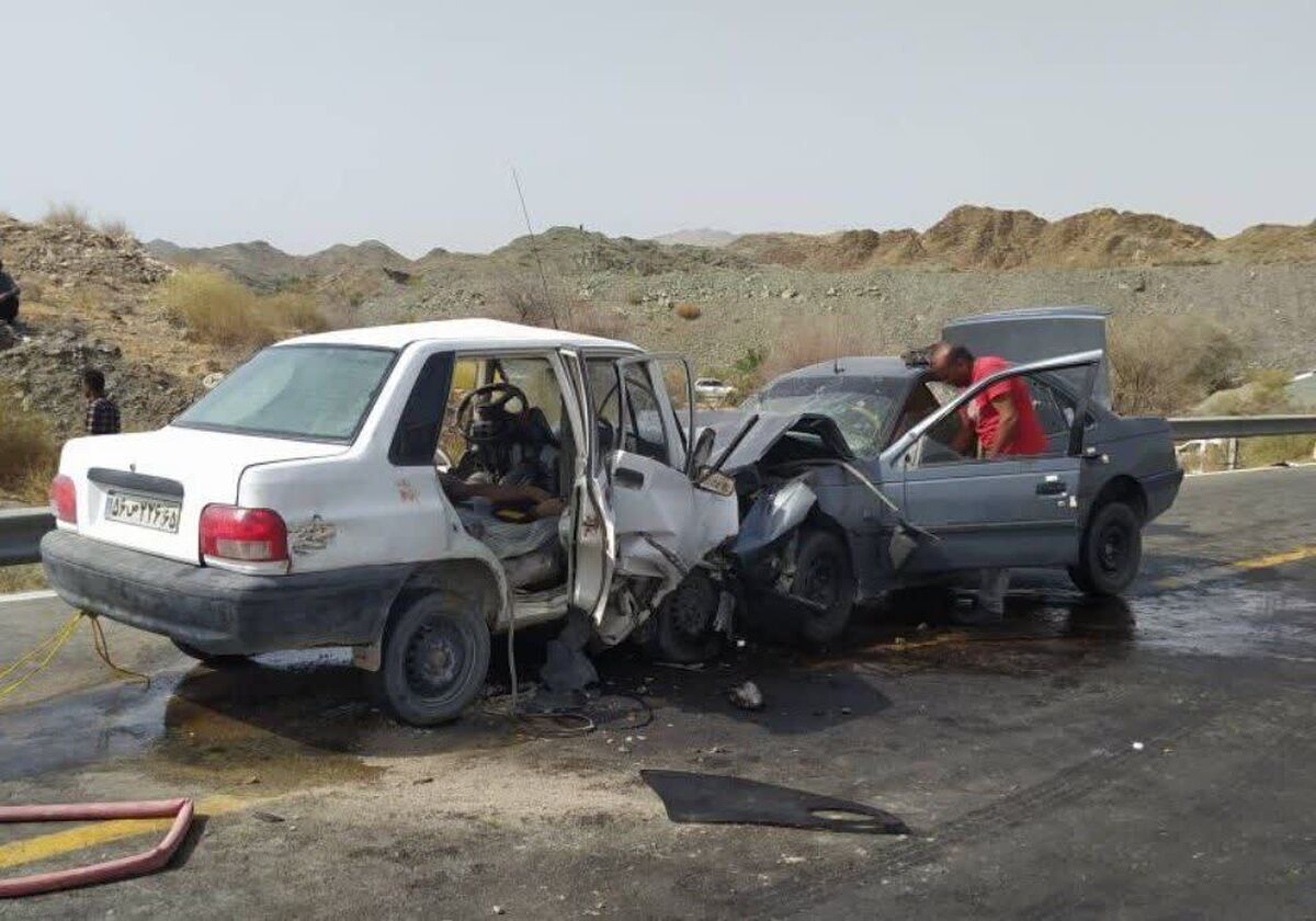 ۶ جان باخته در برخورد پژو با پراید