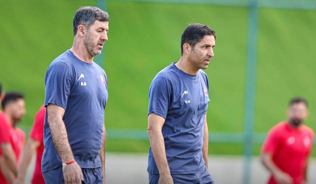 نخستین تمرین فصل جدید پرسپولیس با وحید هاشمیان +تصاویر