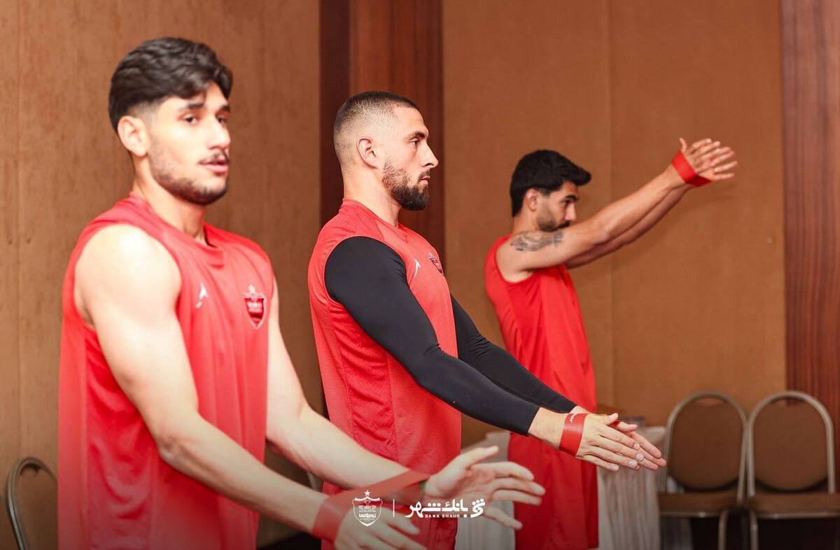 حضور گندوز در تمرینات پرسپولیس