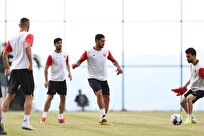 تمرین بارانی پرسپولیس با توصیه‌های وحید هاشمیان
