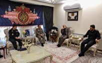 دیدار سردار رادان با خانواده شهید طهرانچی
