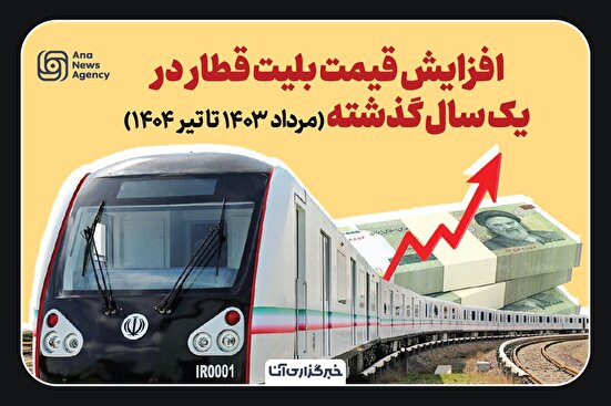 افزایش ۱۱۱ درصدی قیمت بلیت قطار در یک‌سال