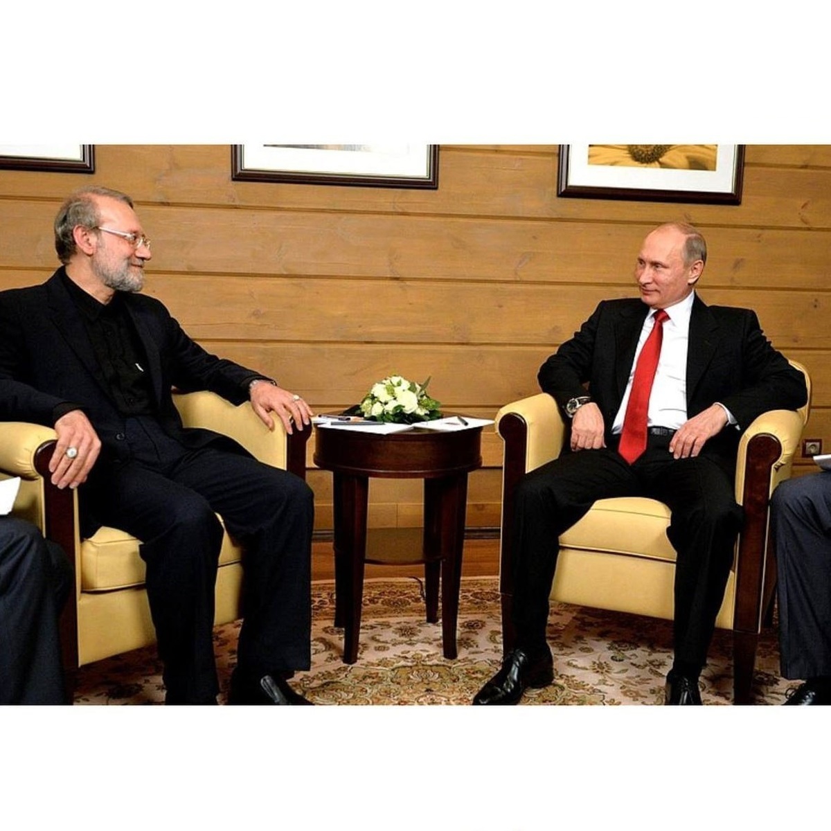 دیدار لاریجانی با رئیس‌جمهور روسیه