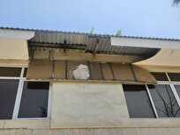 ساختمان کمپ تیمهای ملی تنیس در پی حملات رژیم غاصب صهیونی آسیب دید